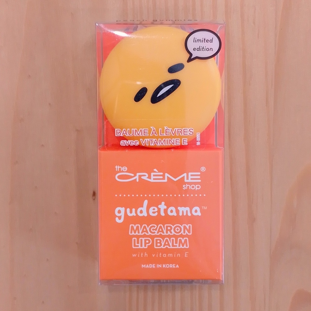 Sanrio Gudetama Lazy Egg The Creme Shop Macaron Lip Balm